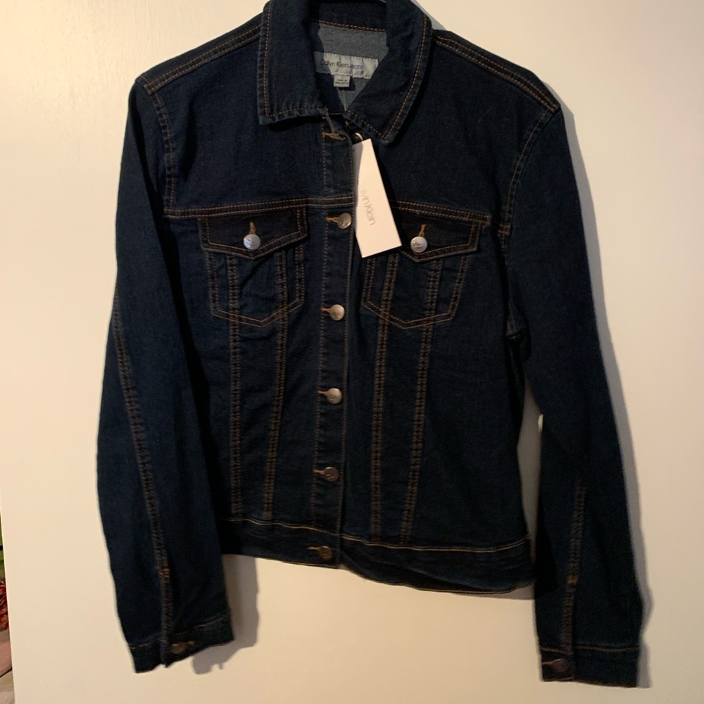 Calvin Klein Dark Wash Denim Jacket